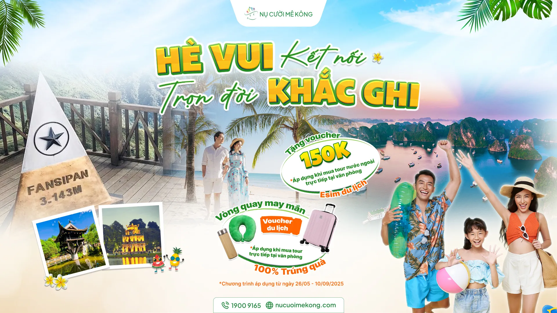 Tour Hè trong ngày hội làm hộ chiếu miễn phí cần thơ cùng mvisa